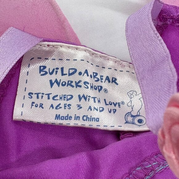 Build-A-Bear Workshop Fairy Dress With Pink & Purple Wings For Ages 3+ - Picture 4 of 4